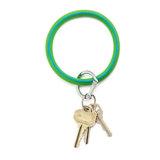 Oventure | Big O Leather Key Ring, In the Grass