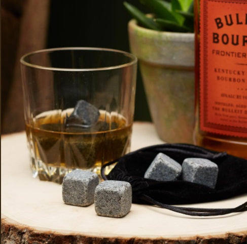 Whiskey Stones Includes: 9 Stones and Pouch