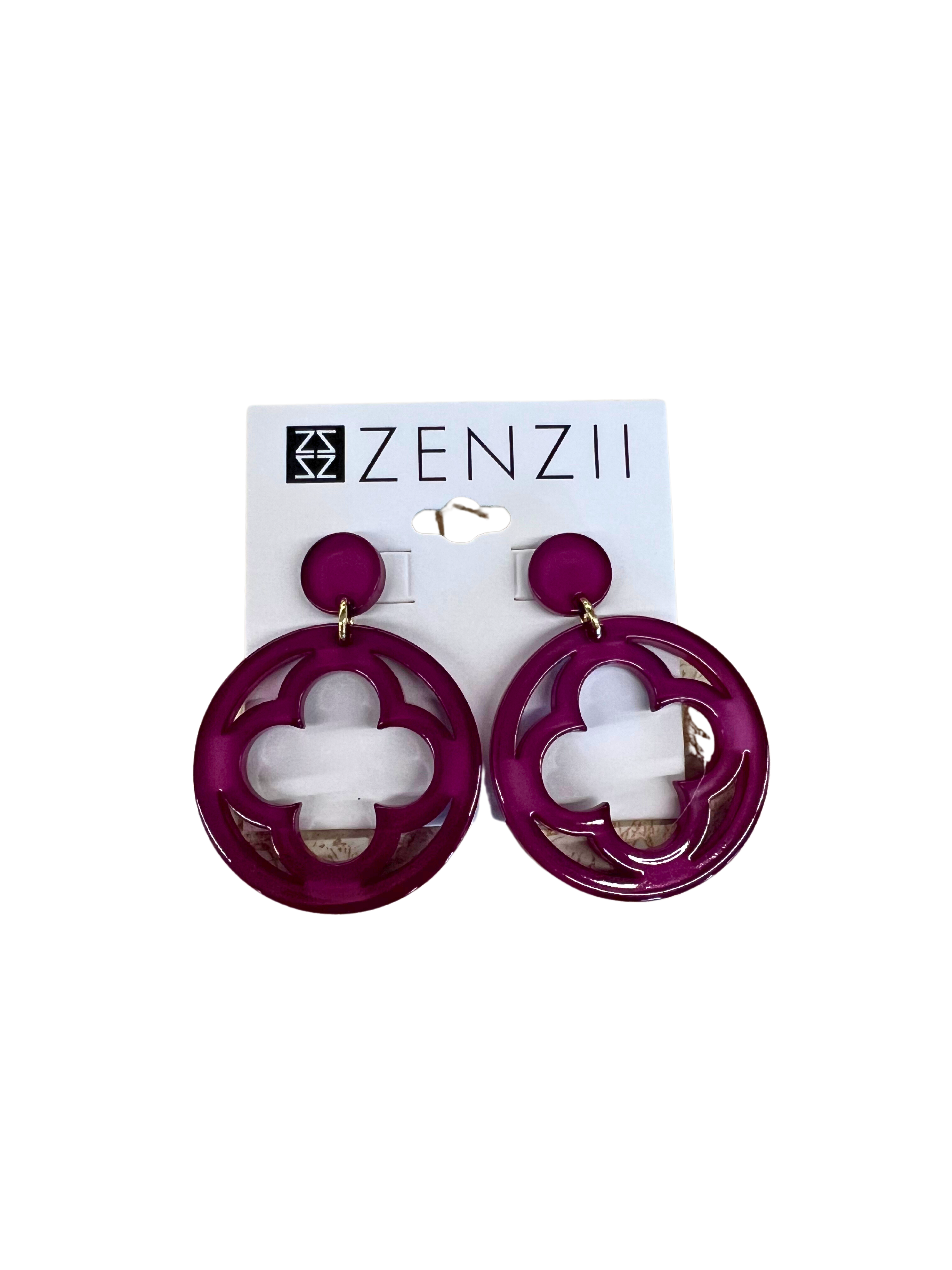 Zenzii | Felicity Drop Earrings, Multiple Colors