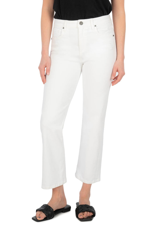 Kut from the Kloth | Elizabeth High Rise Crop, White