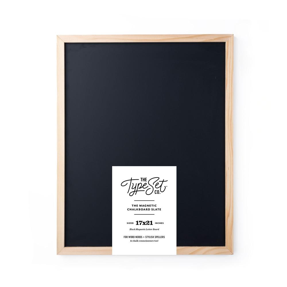 The Type Set Co. | 17x21 Deluxe Magnetic Letter Board Slate