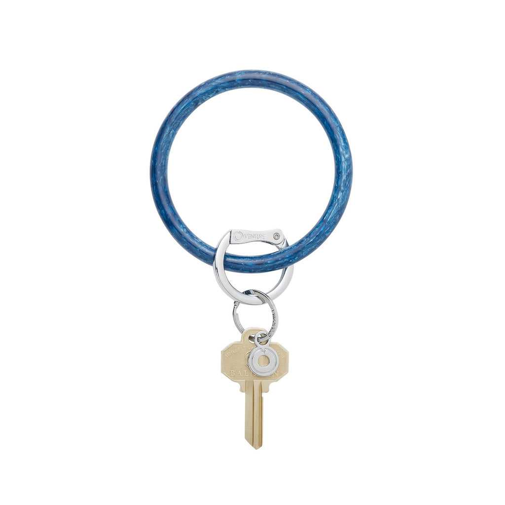 Oventure | Big O Resin Key Ring, Mind Blowing Blue