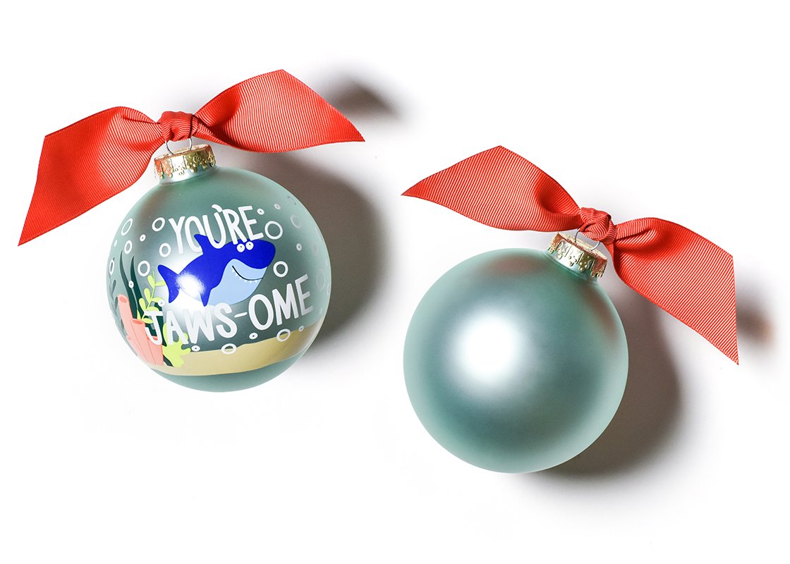 Shark Glass Ornament