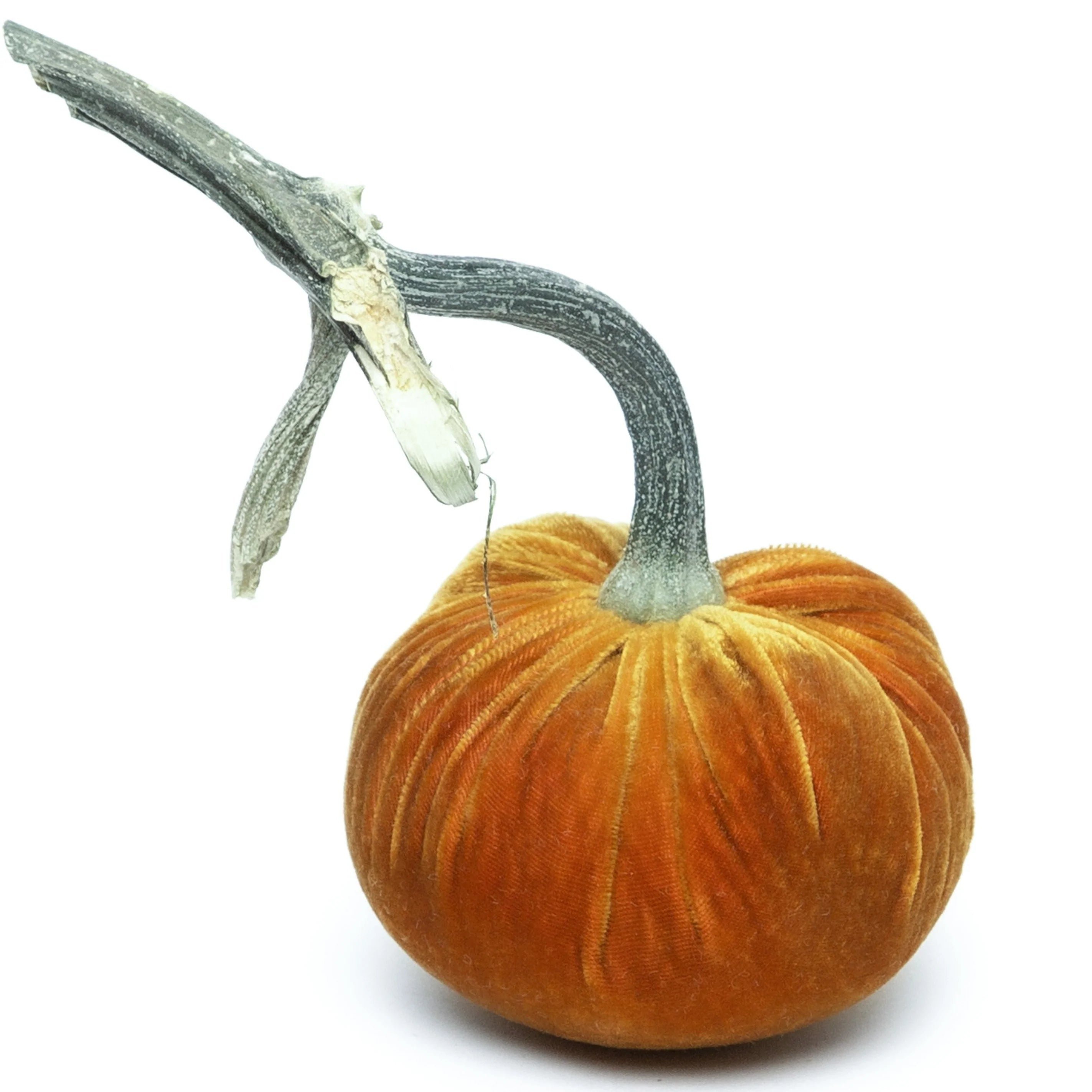 Hot Skwash | 4" Velvet Pumpkin, Multiple Color Options