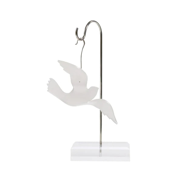 Fig & Dove | Acrylic Ornament Stand, Brass