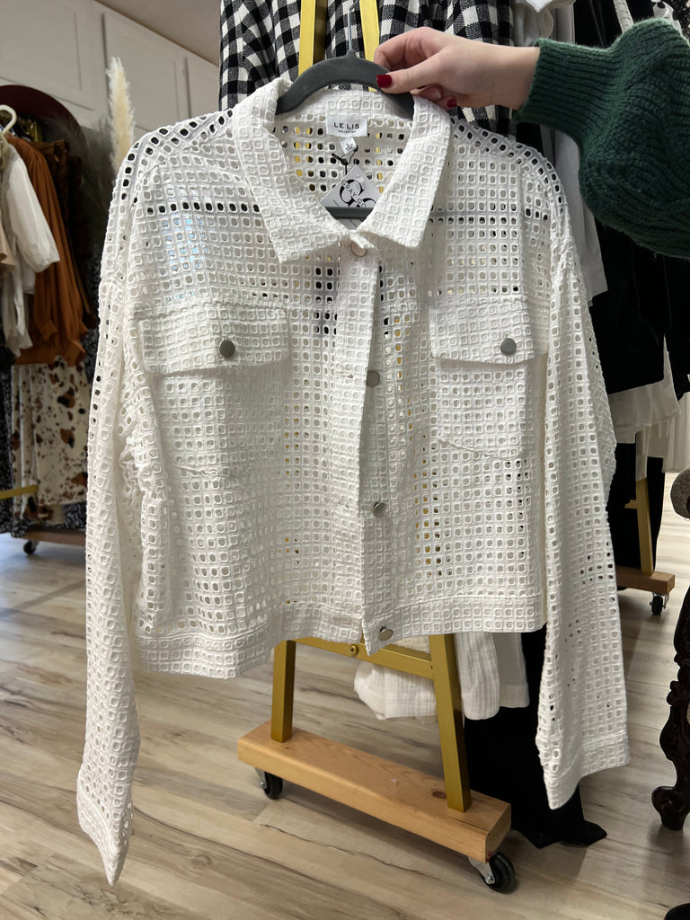 Le Lis | Square Eyelet Top
