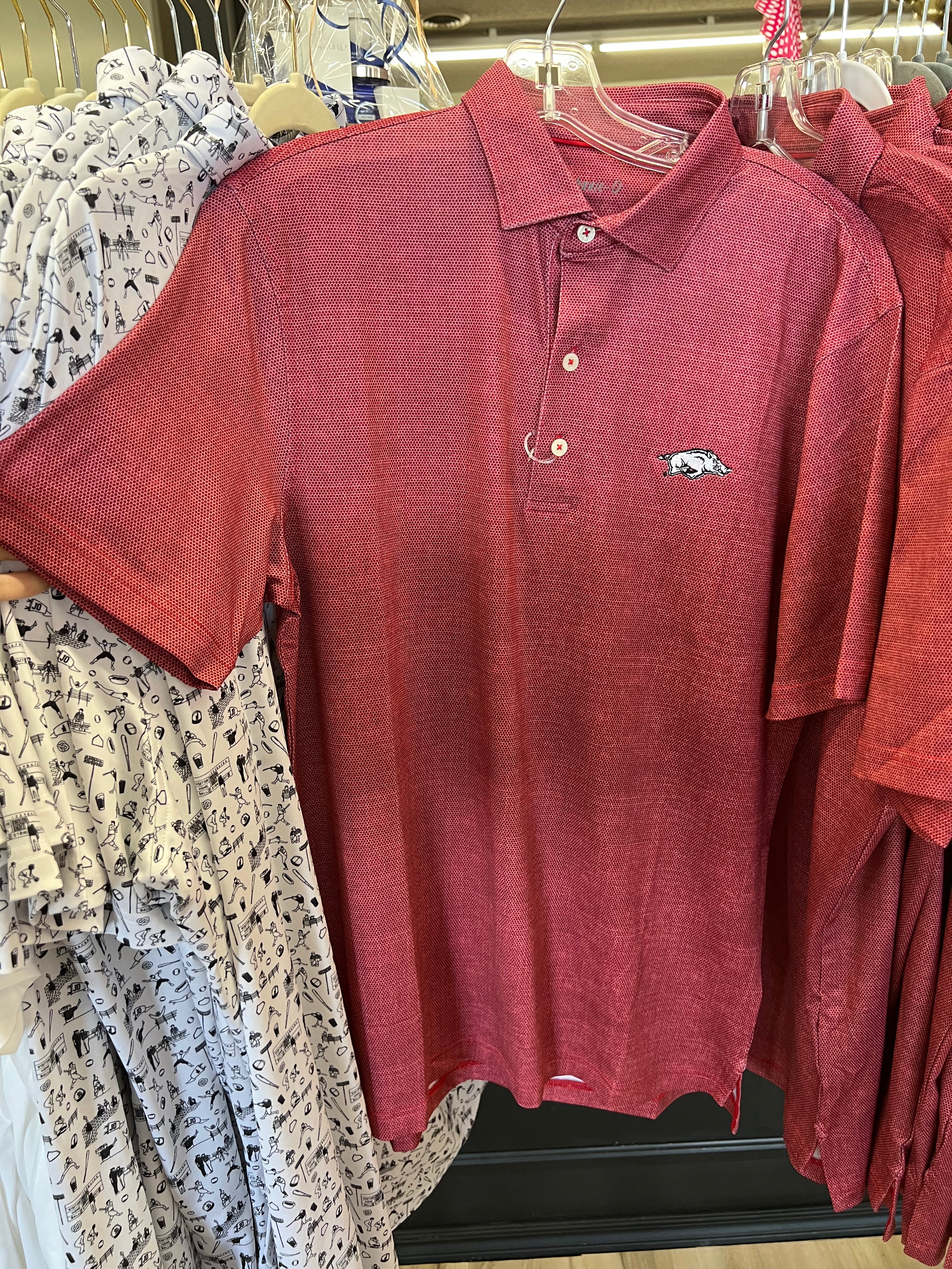 Johnnie-O | Men's Arkansas Gibson Printed Polo