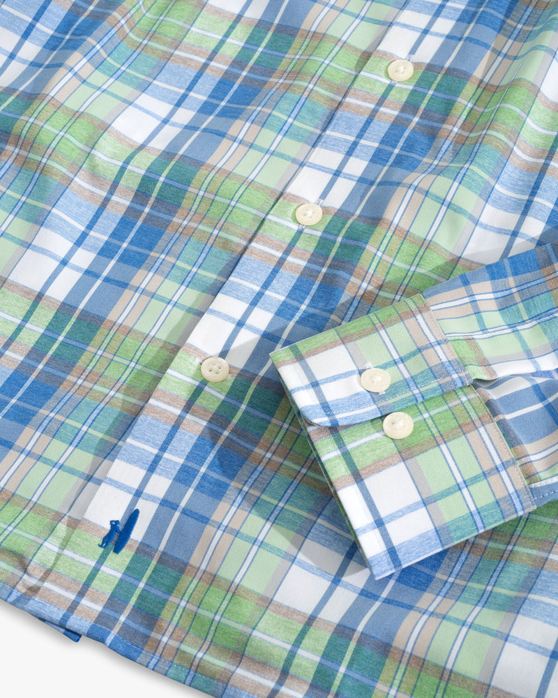 Johnnie-O | Men's Long Sleeve Moisture Wicking Wood Button Down