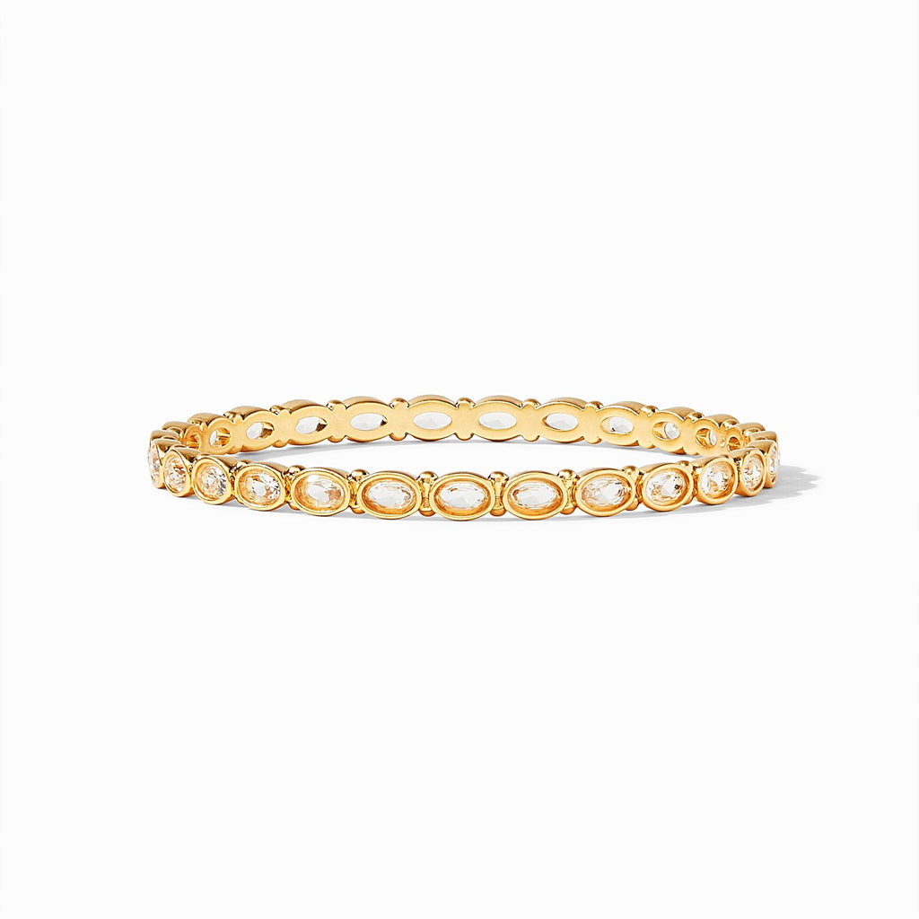 Julie Vos | Mykonos Bangle, Clear Crystal