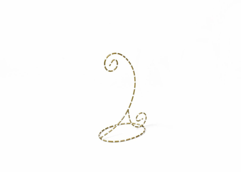 Ornament Stand, Gold & White