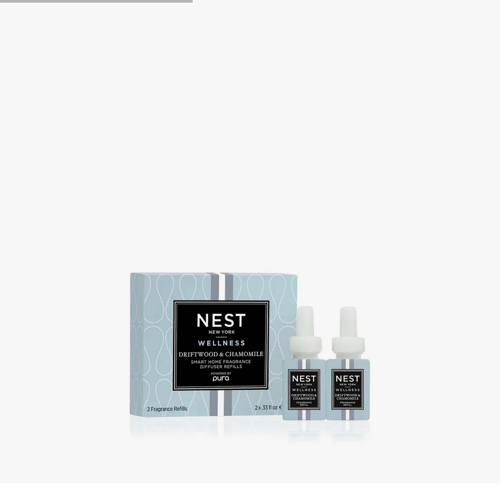 NEST New York | Pura Smart Home Fragrance Diffuser Refill Duo, Driftwood & Chamomile