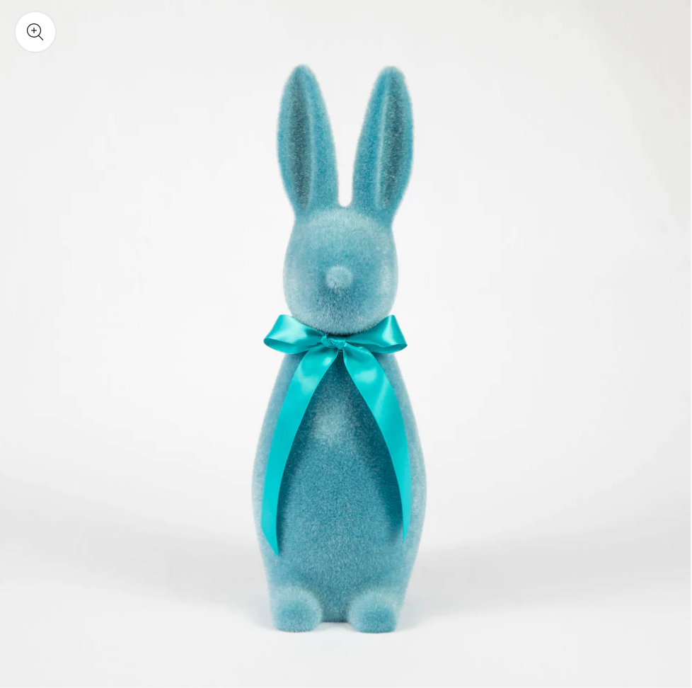 Pastal Medium Flocked Bunny