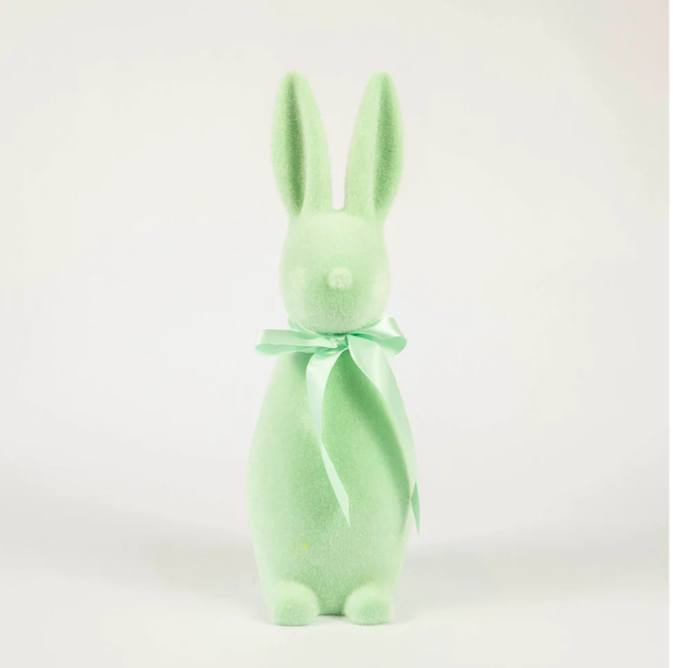Pastal Medium Flocked Bunny
