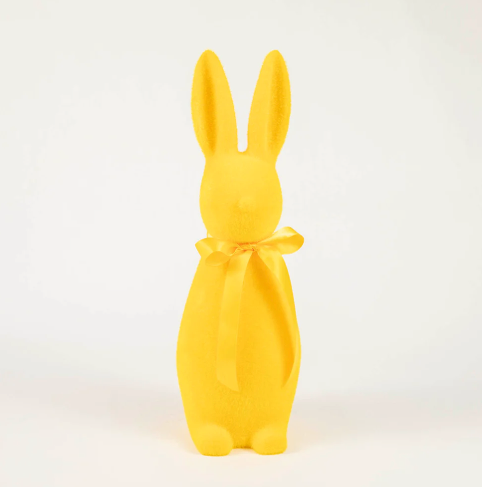 Pastal Medium Flocked Bunny