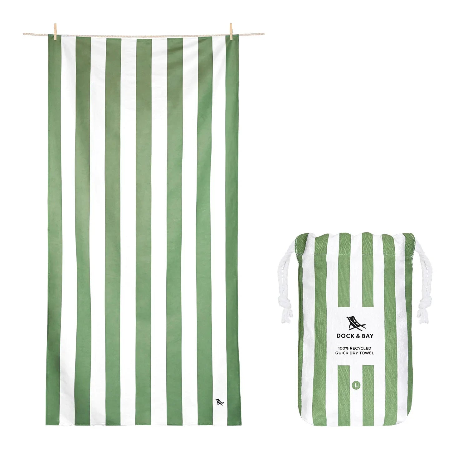 Dock & Bay | XL Quick Dry Beach Towel, Cabana Collection