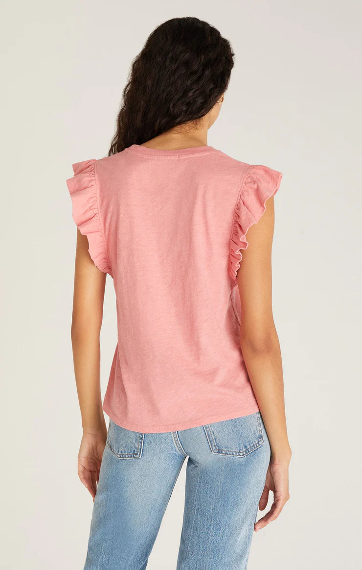 Z Supply- Dakota Ruffled Tank