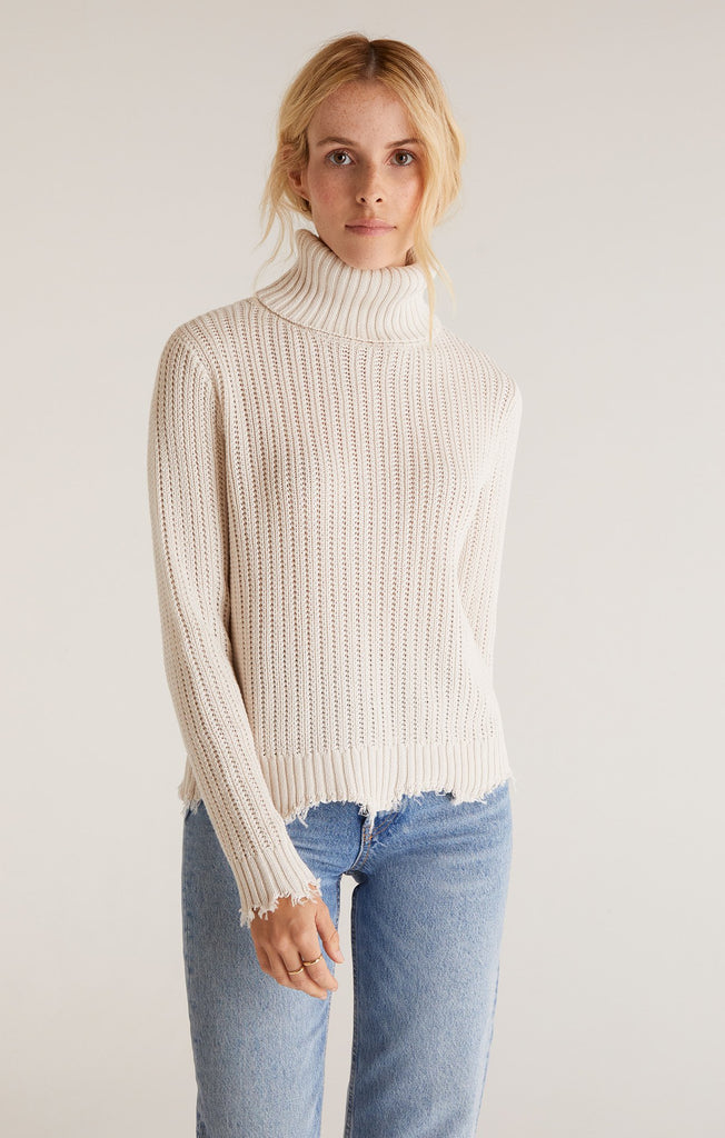 Z Supply | Chelsea Turtleneck Sweater, Sandstone