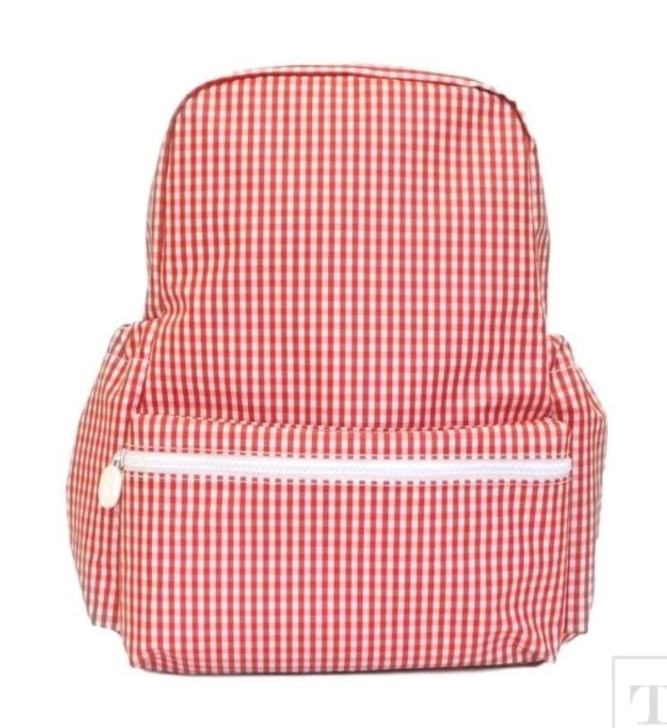 TRVL Design | Backpacker Backpack, Gingham Red