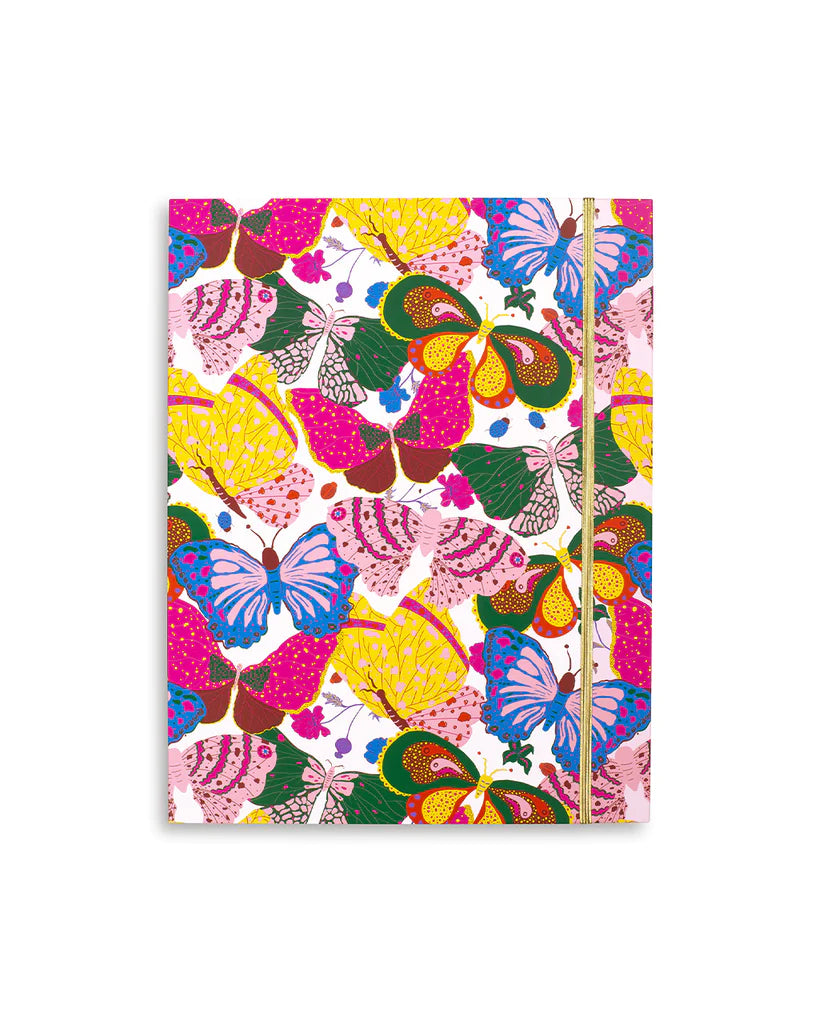 Bando | Get it Together File Folder, Berry Butterfly White