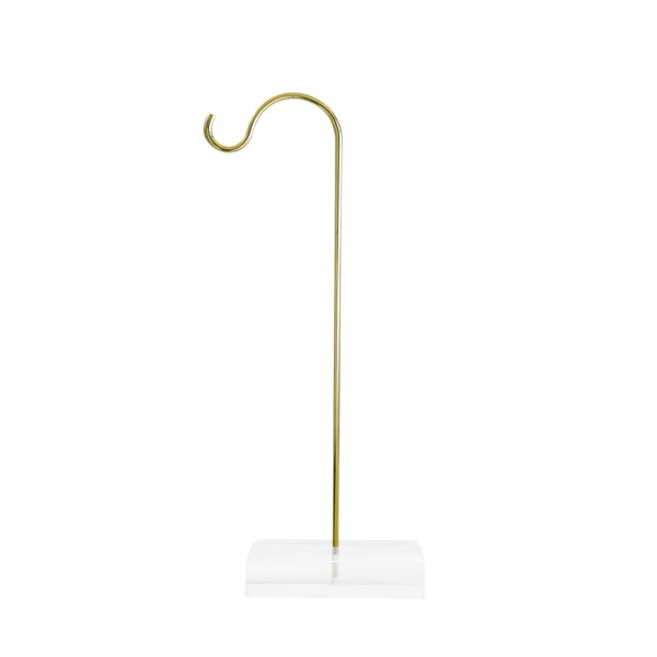 Fig & Dove | Acrylic Ornament Stand, Brass