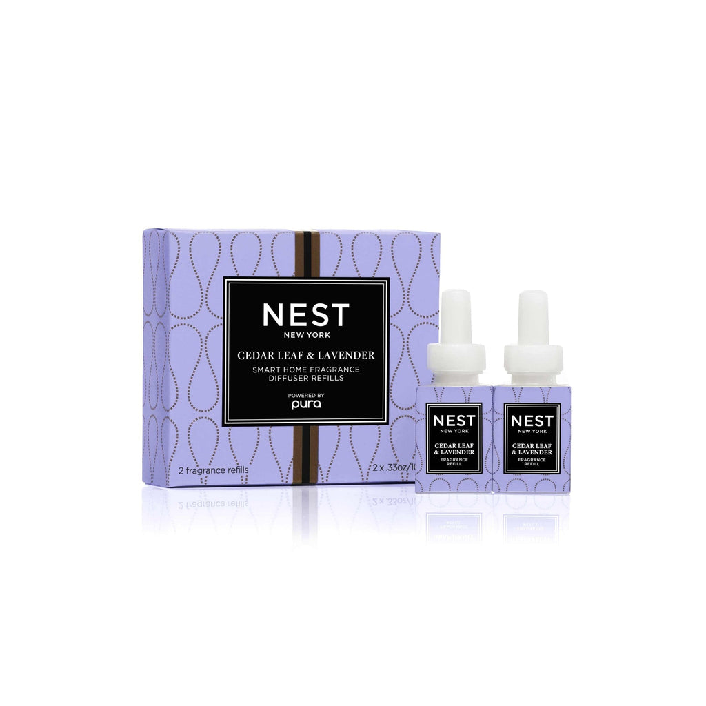 NEST New York | Pura Smart Home Fragrance Diffuser Refill Duo, Cedar Leave and Lavender