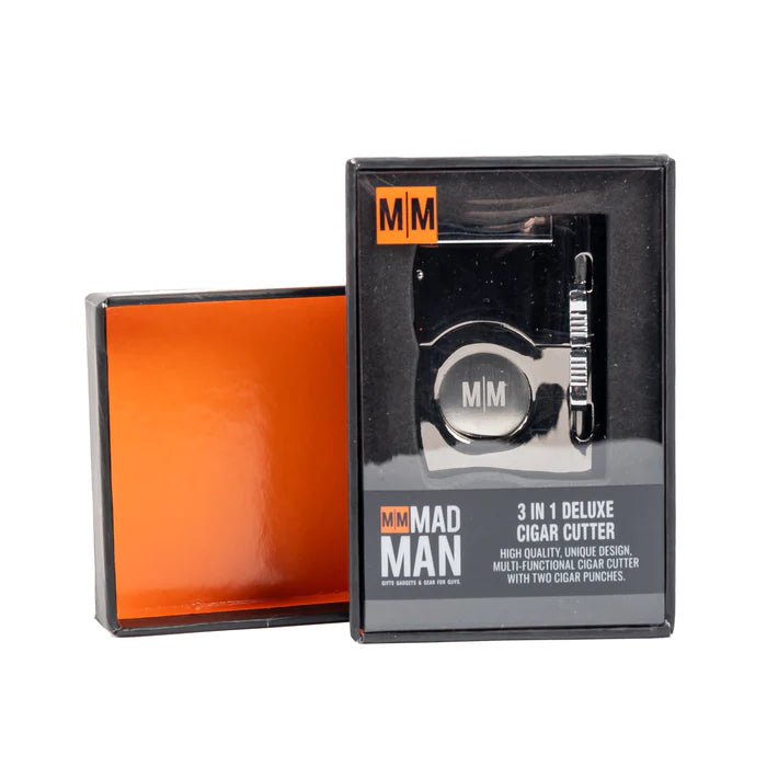 Mad Man | Deluxe 3 in 1 Cigar Cutter