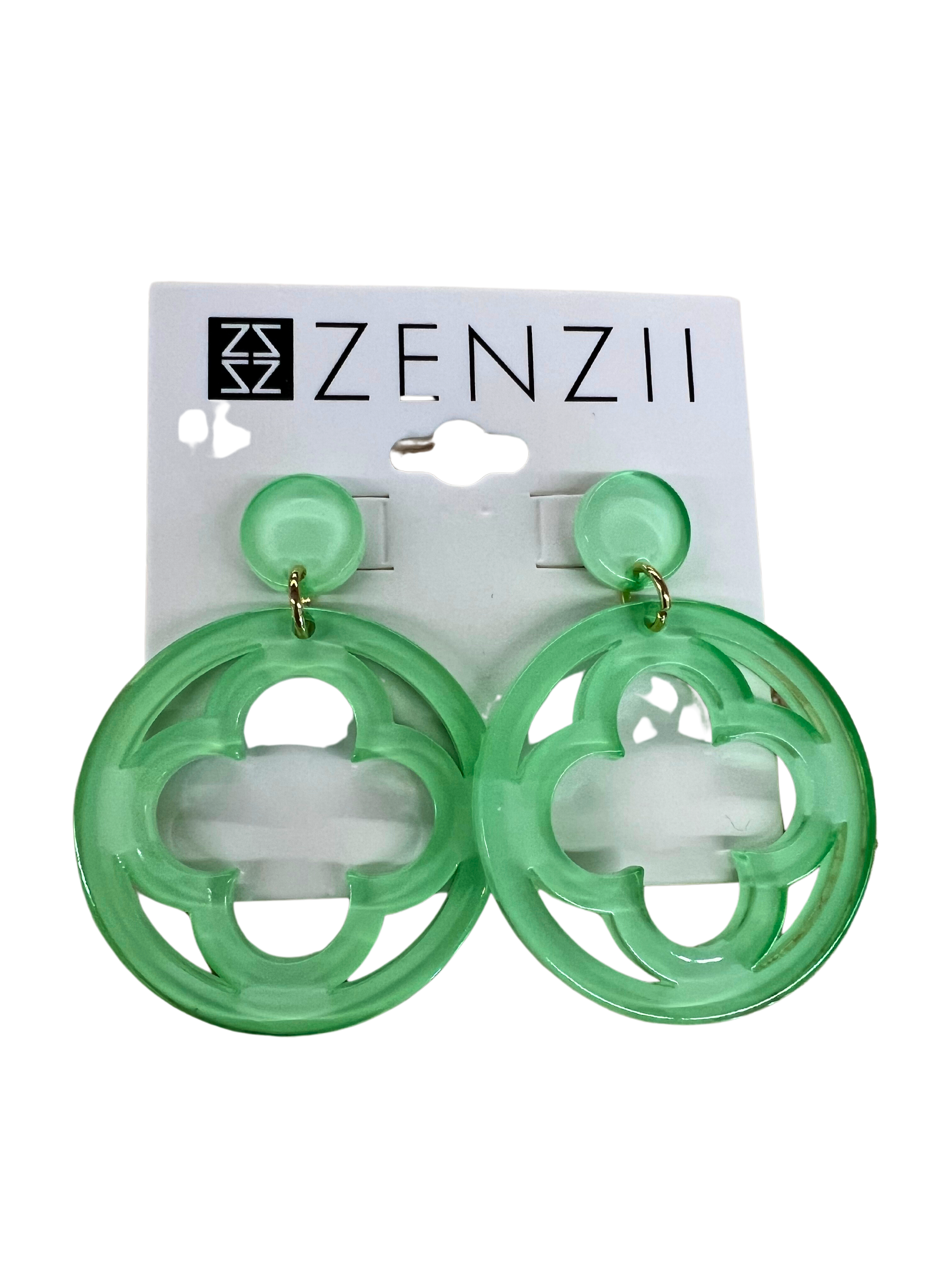 Zenzii | Felicity Drop Earrings, Multiple Colors