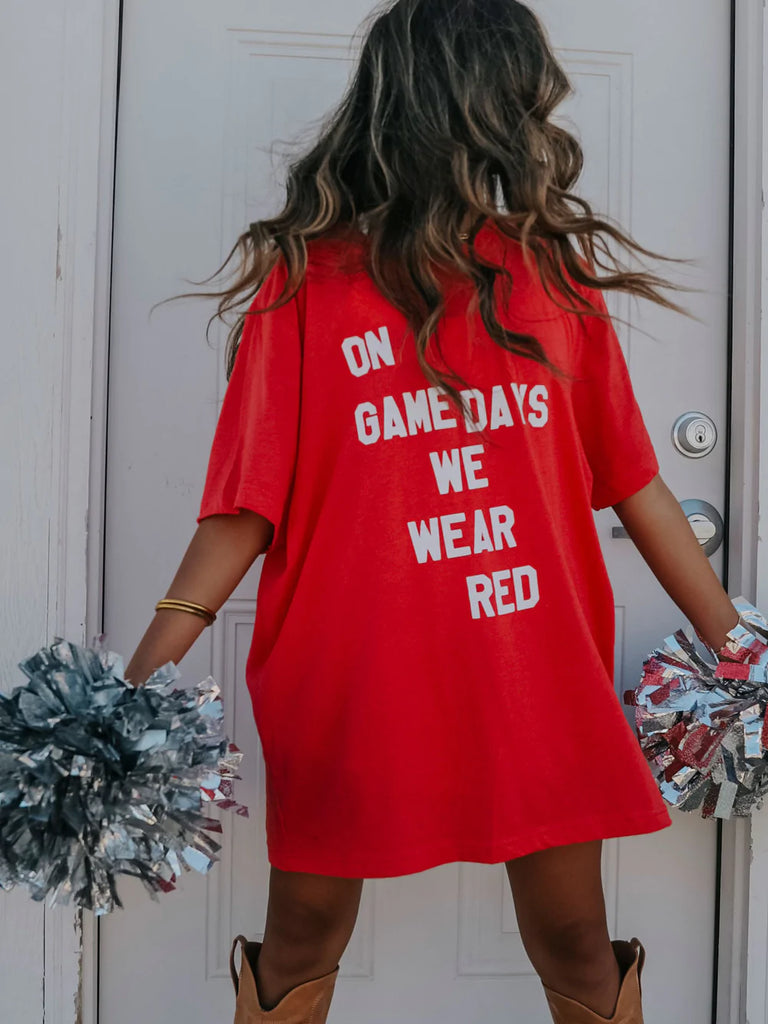 Charlie Southern | On Gamedays We Wear Red Tee