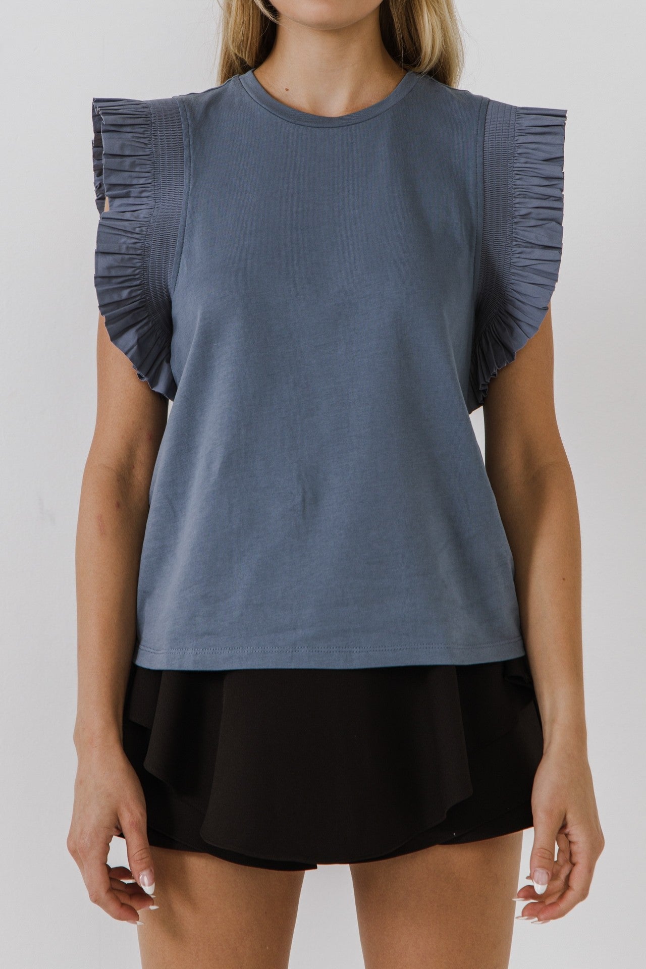 Georgia Ruffle Knit Top