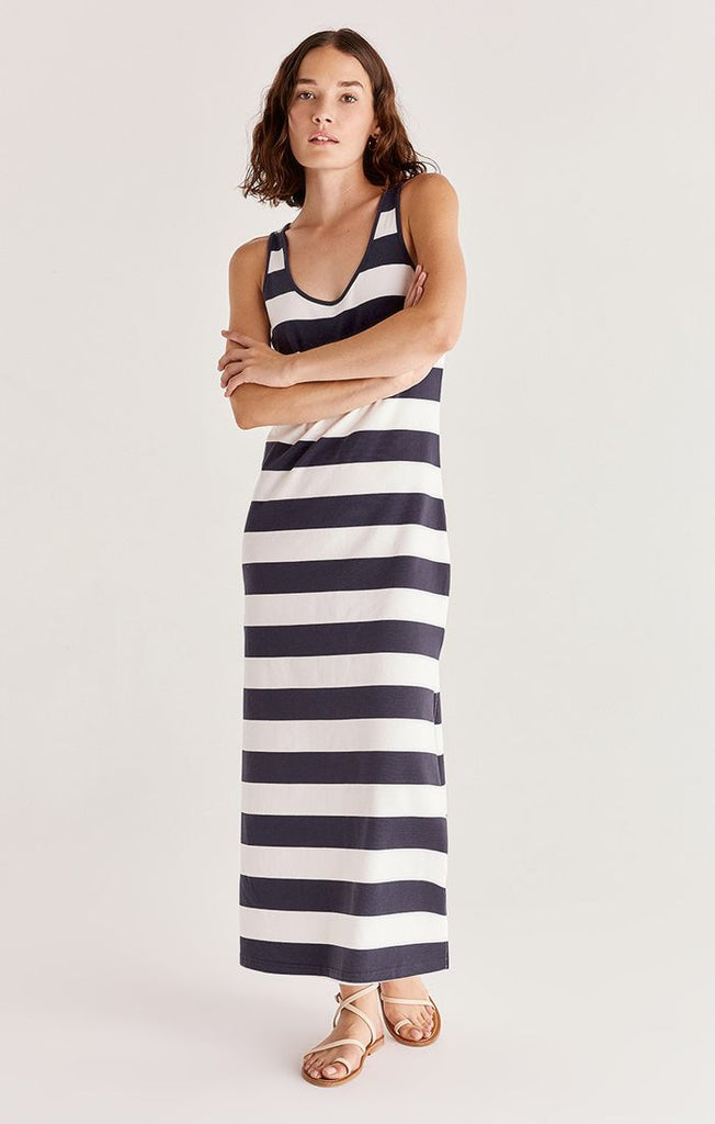 Z Supply | Mallory Stripe Maxi Dress Shadow