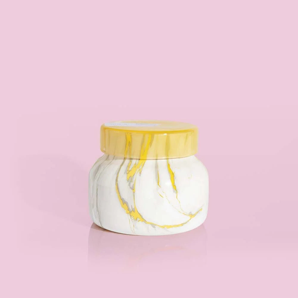 Capri Blue | Pineapple Flower Marble Jar Candle